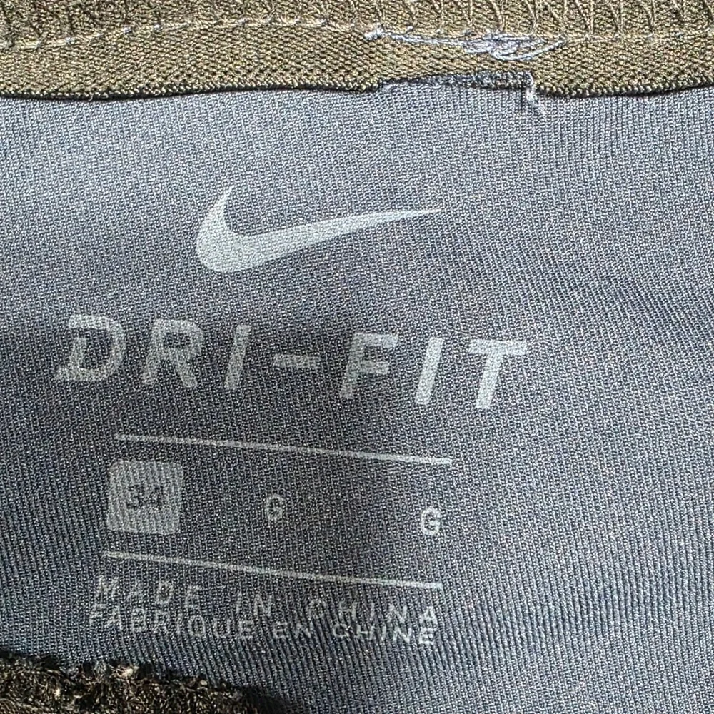 Nike Golf Shorts Mens 34 Navy Blue Dri-Fit Performance Flat Front Chino
